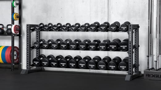 Monster 3-Tier Dumbbell Rack | Rogue Fitness